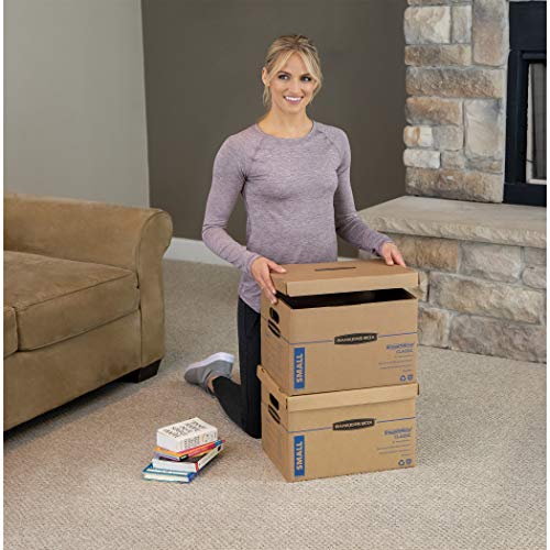 Bankers Box SmoothMove Classic Moving Kit Boxes, TapeFree Assembly, Easy Carry Handles,)20