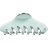 EVITA PERONI Hair Clips for Women Durable Acetate Claw Clips 4.7 Inch Strong Hold Jaw Clips with Gift Box for Birthday New Year Valentine's Day, Mint Blue
