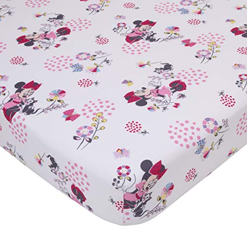 Disney Minnie Mouse Minnie in Pink 2Piece Toddler Sheet Set Fitted