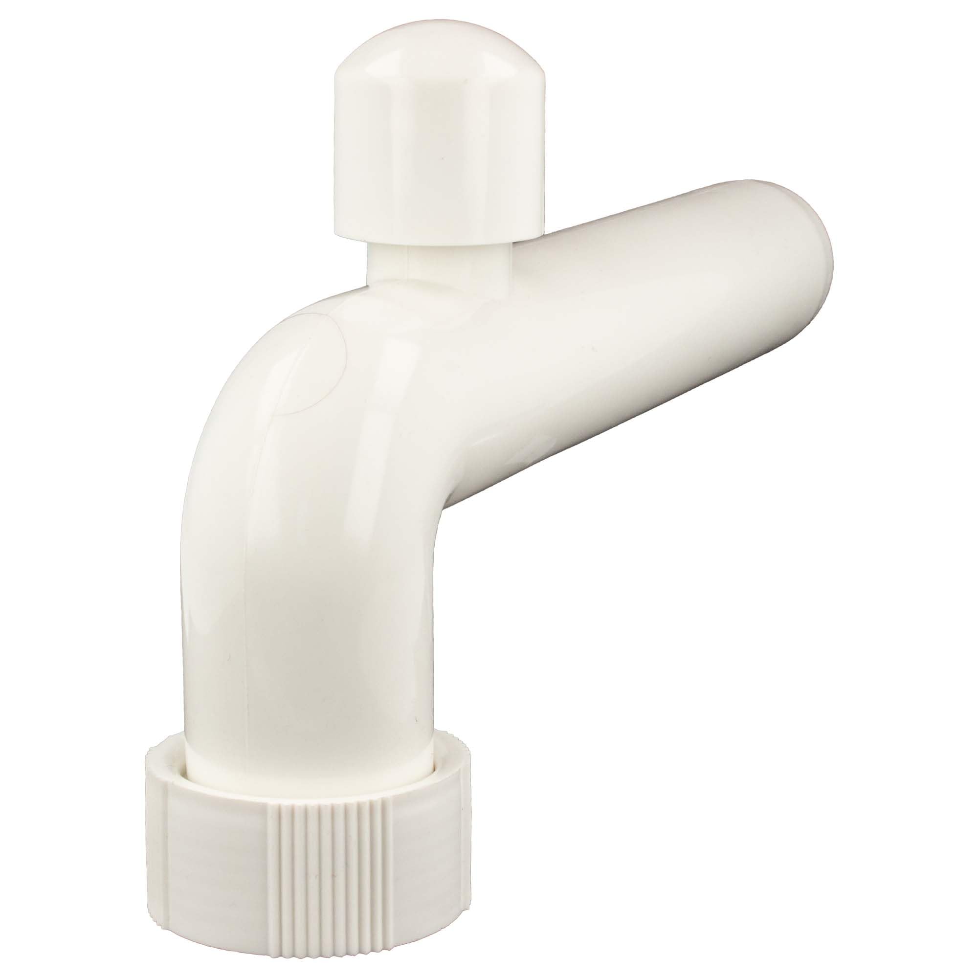 tecuro Outlet Bend Diameter 40 mm with Pipe Aerator Polypropylene White