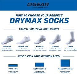 R-Gear Drymax No Show Running Socks For Men and