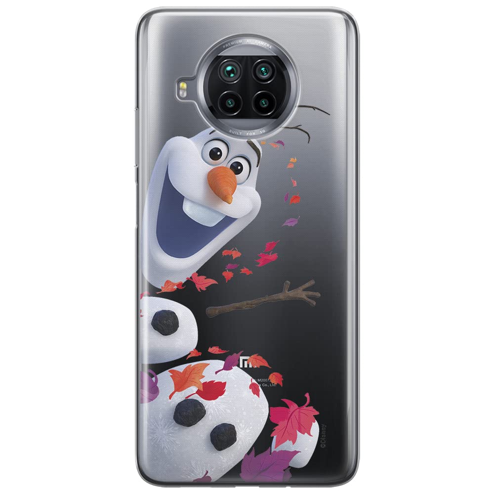 ERT GROUP mobile phone case for Xiaomi MI 10T LITE/REDMI NOTE 9 PRO 5G original and officially Licensed Disney pattern Olaf 003 adapted to the shape of the mobile phone, partially transparent