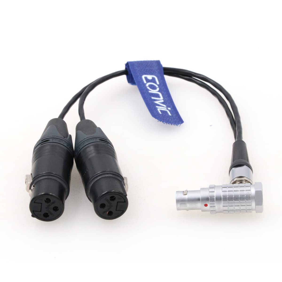 Eonvic 10 Pin to 2x3 pin XLR Atomos Breakout Audio Input Cable for Shogun Monitor Recorder