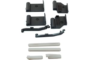 Bross Auto Parts BSR546 10 Pcs Set Panoramic Roof Sunroof Runner Slider Repair 54138408062 Compatible With BMW 5 E39 X3 E83 X5 E53 E70