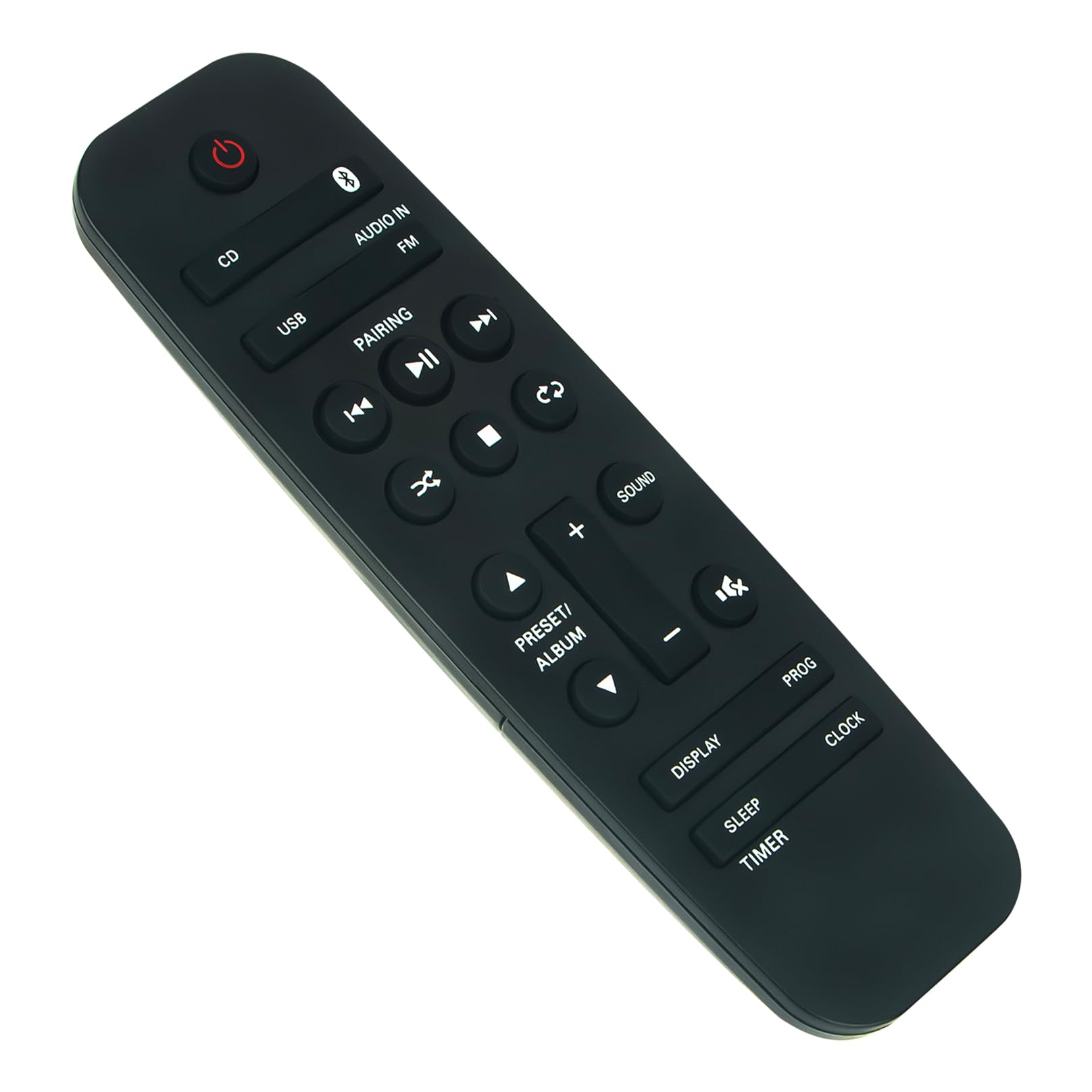 BM60 BM50 Replacement Remote Control -VINABTY-fit for Philips Micro Hi-Fi Music Audio System remote control BTM1360 BTM2312 BTB2370 BTM2312/12 MCM2350/12 MCM2350 BTM2360