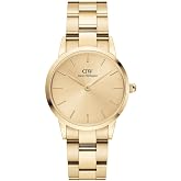 Daniel Wellington Iconic Link Unitone 28mm Women's Watch, Stainless Steel (316L) Gold Watch for Women