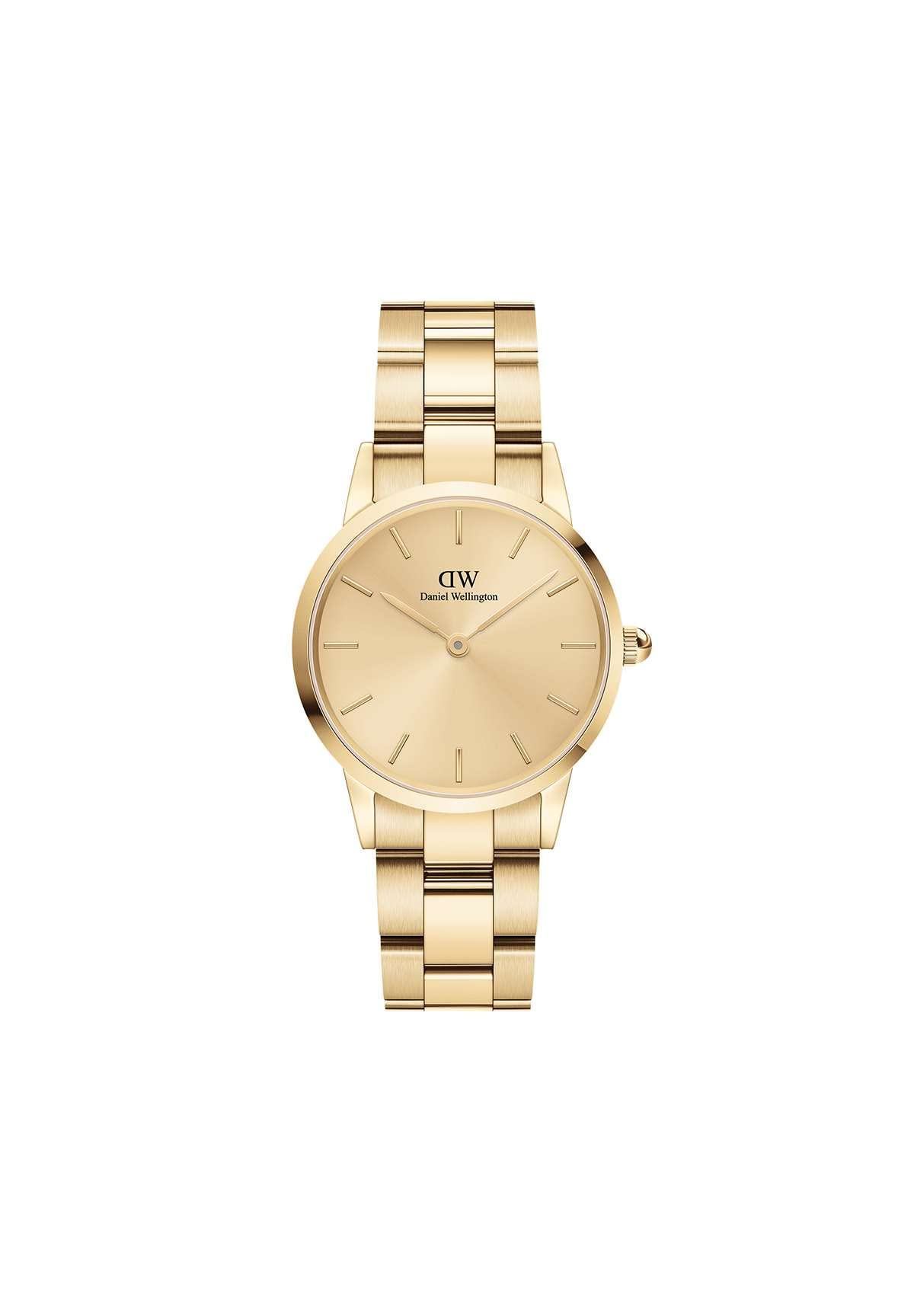 Daniel Wellington Ladies Gold Iconic Link Unitone Watch DW00100403