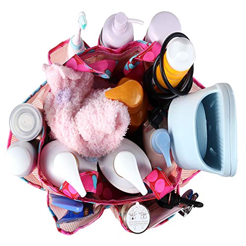 Shower Caddy Tote Bag, Toiletry Bag for Men and Women, Hanging Mesh Shower Bag, Quick Dry Bath