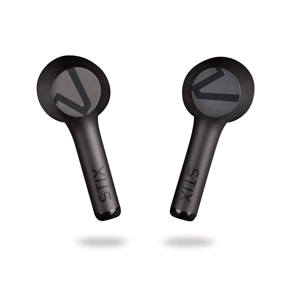 Veho STIX True Wireless Earphones | Bluetooth | Charging Case included | Mic | Touch Control | Designed in the UK | VEP-114-STIX
