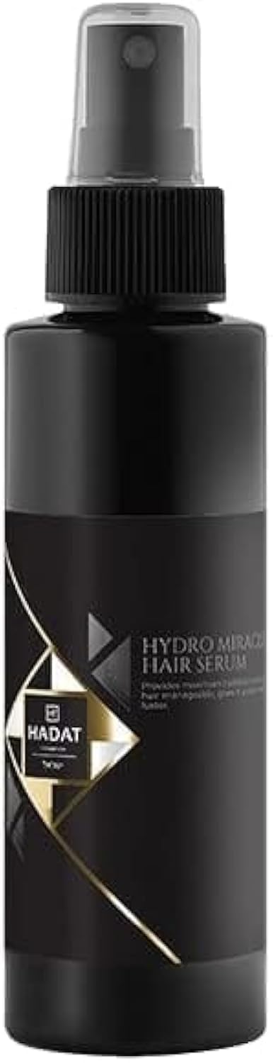 HADAT HYDRO MIRACLE HAIR SERUM moisturising leave-in hair serum that nourishes, protects and gives a radiant shine to your hair, sunscreen hair, Ideal for dry and damaged hair.