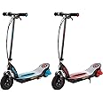 Razor Power Core E100 Electric Scooter for Kids Ages 8+ Bundle - 100w Hub Motor, 8" Pneumatic Tire, Up to 11 mph and 60 min Ride Time