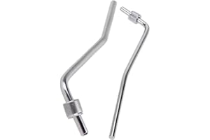 MICOVAY 6mm/0.24" Guitar Double Tremolo Arm Whammy Bar Replacement for Floyd Rose Electric Guitar Tremolo Bridge System Parts, Chrome (2 Pack)