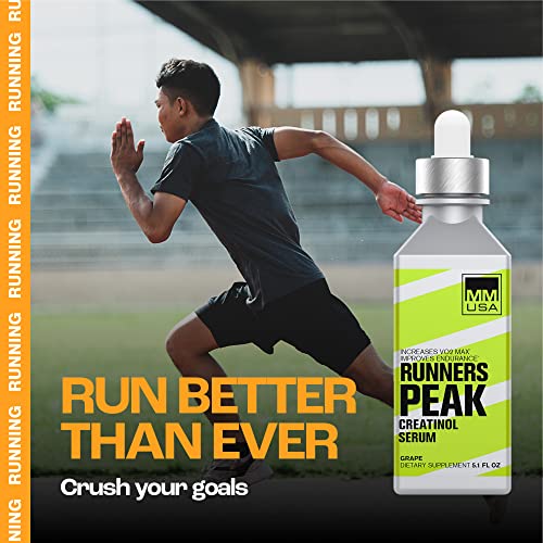 MMUSA Runners Peak Creatine Serum: Top Pre-Workout For Running, Endurance &  Strength. Reduces Lactic Acid. Natural Energy from Guarana. Fortified with L -Carnitine & L-Glutamine. Strawberry, 5.1 Fl Oz in Kenya | Whizz