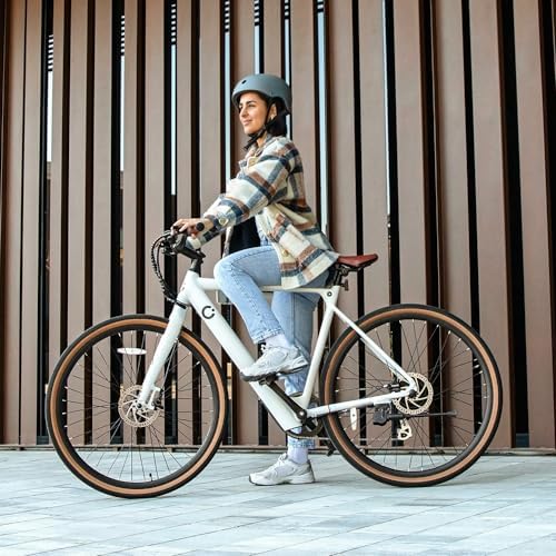Bicicleta Eléctrica de Ciudad Sprint, 250W, Ruedas de 28", 70 Km de Autonomía, Batería 360 WH, Cambio de 8 Velocidades y Doble Disco de Freno Hidráulico