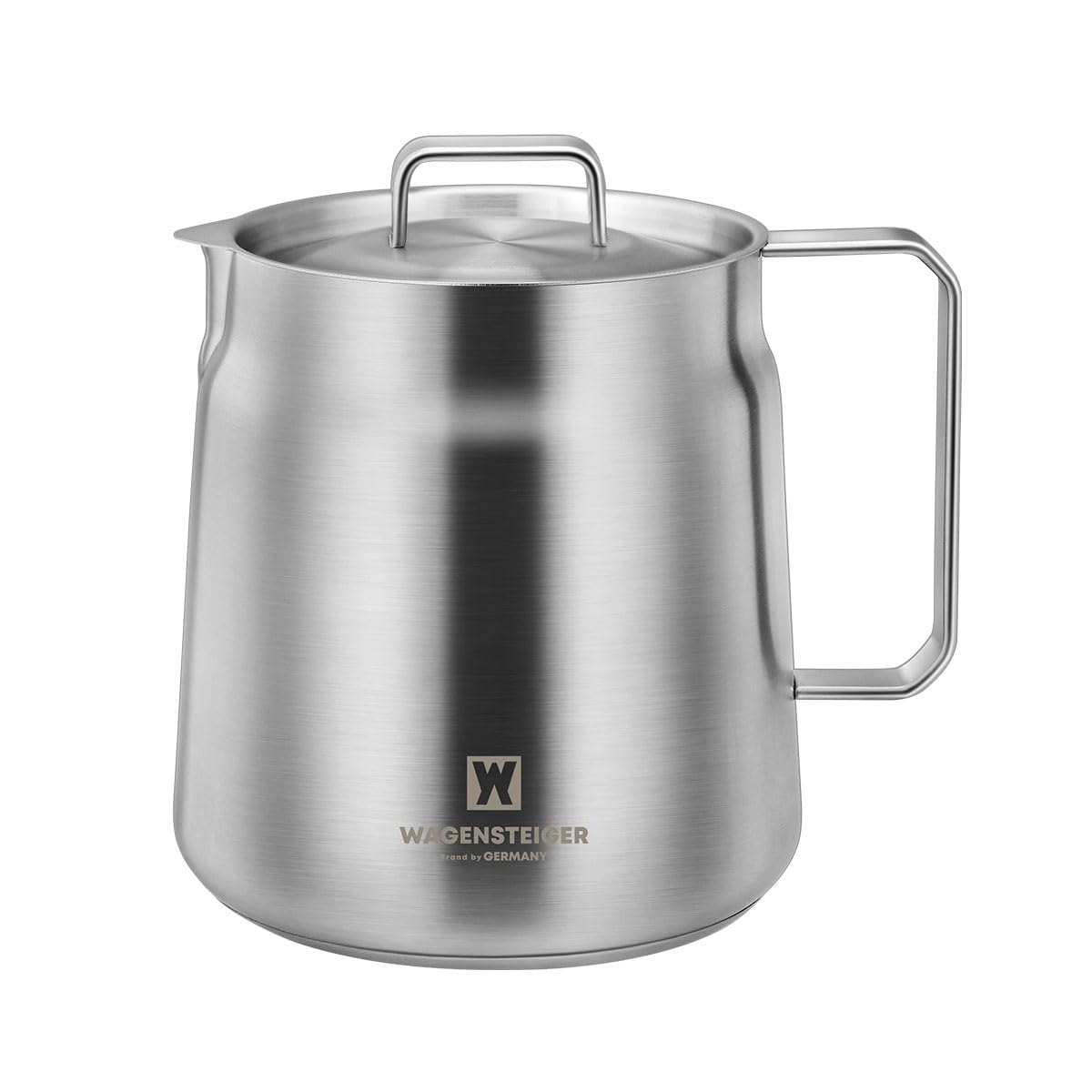 Photo 1 of WAGENSTEIGER Stainless Steel Classic Tea Kettle 2.1 Quarts / 2 Liters, Multi-purpose Cooking Pot, Mini Milk Pan, Butter Warmer, On-the-go Saucepan, Ramen Pot, Stovetop Metal Tea/Coffee Pot (606)