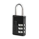 Master Lock Black Combination Padlock, Indoor Gym
