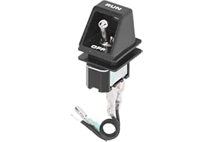 Outboard Motor Stop Switch, Stainless Steel Marine Boat Motor Emergency Stop Switch Engine Remote Control Box