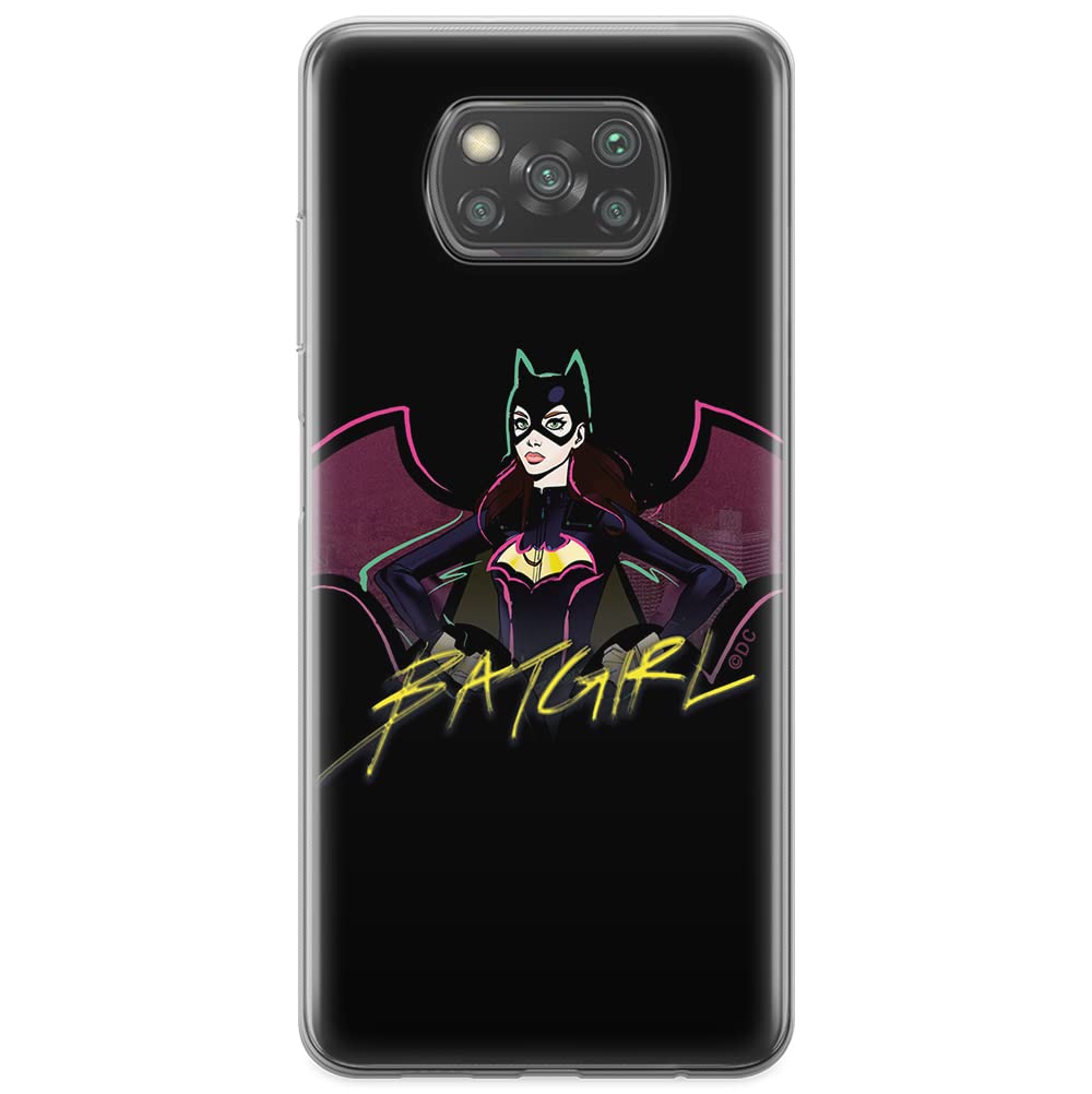 ERT GROUP mobile phone case for Xiaomi POCOPHONE X3 original and officially Licensed DC pattern Bat Girl 004 optimally adapted to the shape of the mobile phone, case made of TPU
