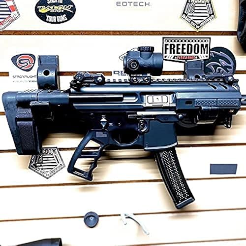 Adoreal 2PCS Gun Rack Wall Mount, Folding Gun Racks, Gun Storage