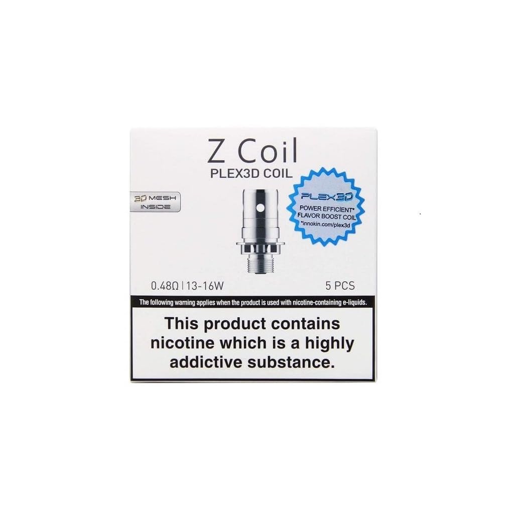 INNOKIN. Zlide Coils - 5 Pack [0.48ohm Plex 3D] No Nicotine