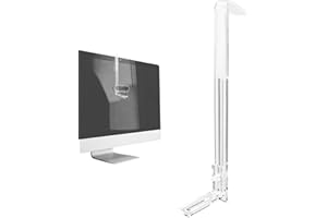 Svcouok Webcam Mount for Monitor, 1/4" Screw - Universal Clip-On Holder for Logitech Brio, OBSBOT, Microsoft, Nexigo Webcams