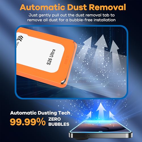 AACL 3-Pack for Samsung Galaxy S26 Ultra Screen Protector Tempered Glass, 9H Glass for S26 Ultra Screen Protector 5G, [Fast Alignment Tool] [Bubble Free] [6.9 Inch]