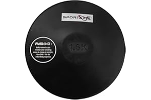 SPORTAXIS Rubber Discus Throw - Solid Rubber Construction - Ideal for Track and Field Training - Enhance Your Discus Throwing Skills – Ideal for High School & College Throwers