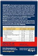 OMEGOR Krill Oil Capsules Omega 3 Antartic EPA DHA 60 Softgels view 2