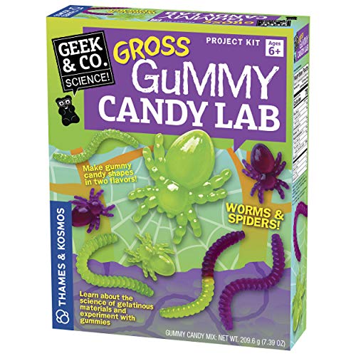 Geek & Co. Science! Gross Gummy Candy Lab: Worms & Spiders Science Experiment Kit