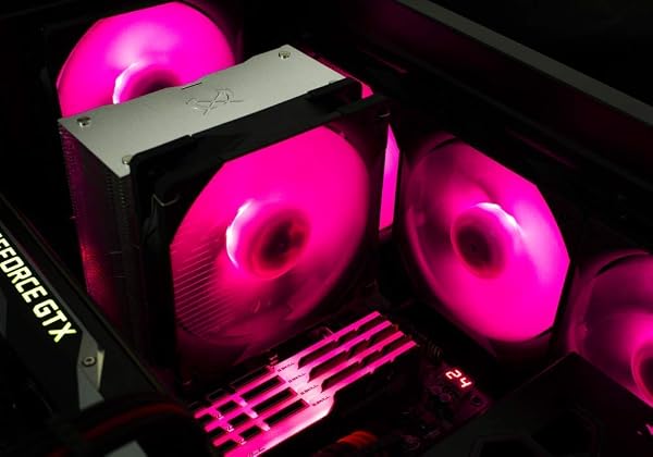 KAZE FLEX 120 HIGH AIR FLOW PC CASE FAN, FLUID DYNAMIC BEARING,120MM X 25MM (RGB EDITION, PWN 4-PIN, 1200RPM)