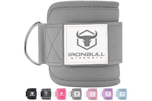 Women's Ankle Strap for Cable Machines & Resistance Bands: Gym & Home Workout Cuff Attachment for Leg Extensions, Kickbacks, 