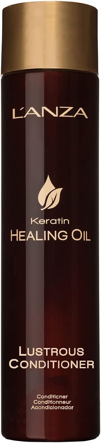 L’ANZA Keratin Healing Oil Lustrous Conditioner, Deep Conditioner for Dry Damaged Hair, Repairs & Boosts Hair Shine & Strength, Sulfate Free, Cruelty Free, Paraben Free Hair Care