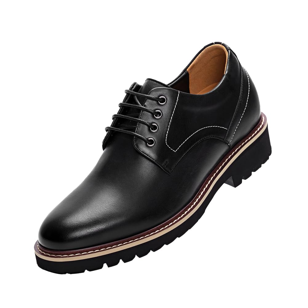 CHAMARIPA Height Increasing Shoes for Men, Leather