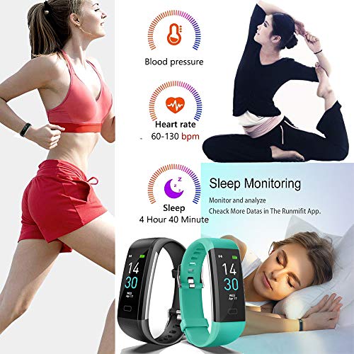 Vabogu Fitness Tracker HR, with Blood Pressure Heart Rate Monitor