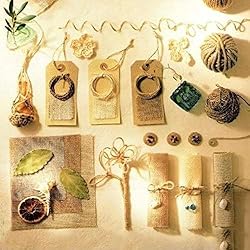 jijAcraft 100Pcs Clothespins with String Cords, 1.4