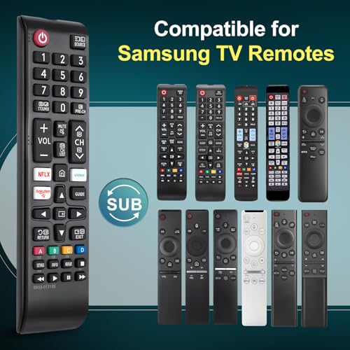 Remote-for-Samsung-Smart-TV, BN59-01315B Remote-to-Distance-Universal-for-Samsung-Television (Pack of 2)