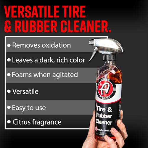Adam's Polishes Tire & Rubber Cleaner (16 oz) Removes Discoloration