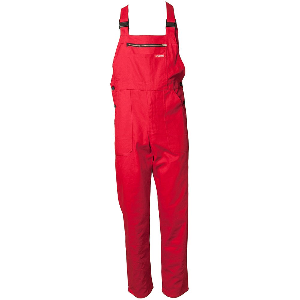 Planam 123052 Size 52 "BW 290" Dungarees - Mid Red