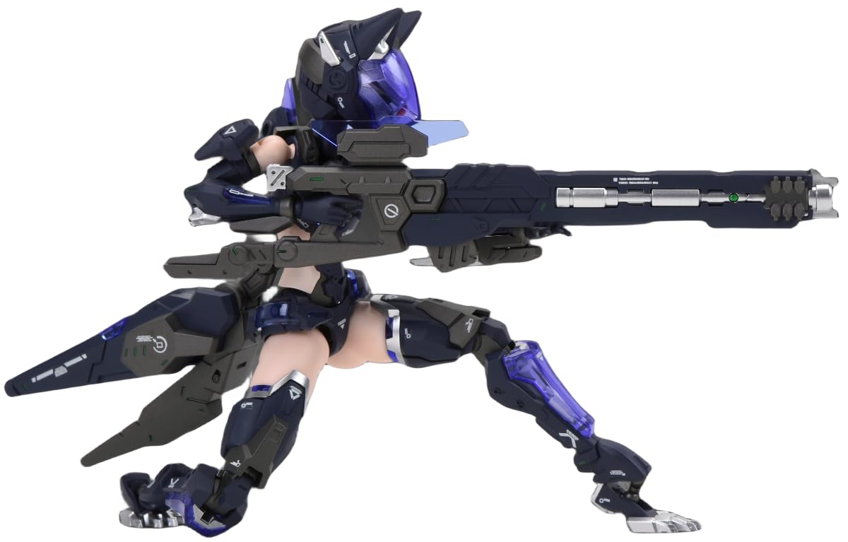 HiPlay Nuke Matrix Plastic Model Kits: Cyber Forest Fantasy Girls, F.O.X Long Range Striker Unit, Vivienne Hyh, Mecha Musume, Anime Style 1:12 Scale Collectible Action Figures (60049)