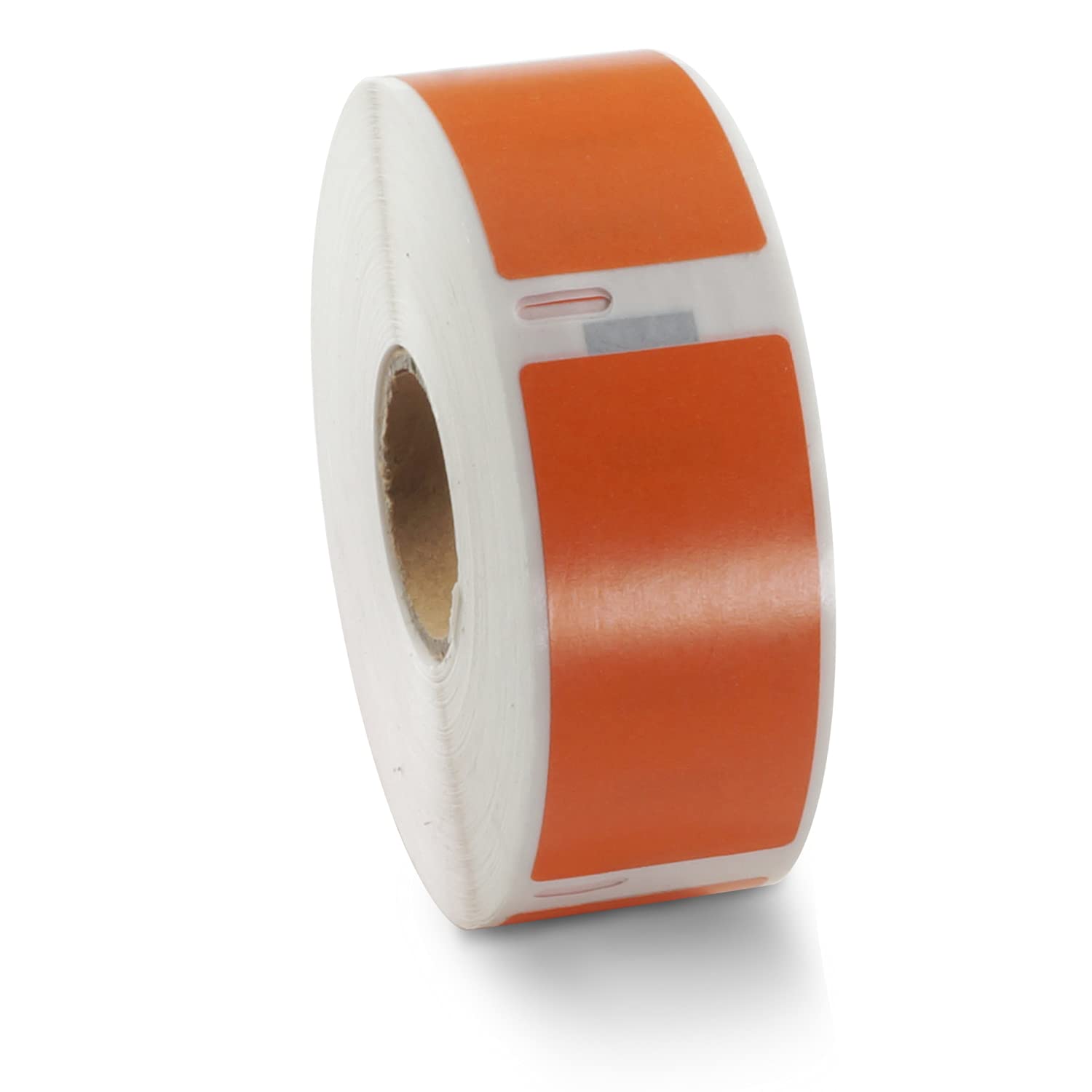 BETCKEY - 2 Rolls Orange Return Address Labels Compatible with DYMO 11352(S0722520), 25mm x 54mm, 1000 Colored Labels Compatible with DYMO LabelWriter 450, 4XL, NOT Fit 550 or 5XL
