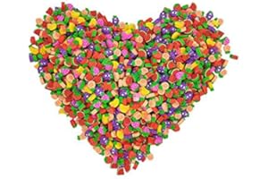 BYTERT 100 Pieces Mini Fruit Erasers Assorted Mini Novelty Fruit Erasers Mini Pencil Erasers for Party Favors School Student Prizes Gift Filling