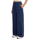 SUUKSESS Women Casual Wide Leg Pants 2025 High Waisted Lounge Work Pant with Pockets