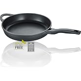 Berndes Vienna Frying Pan 28 cm Suitable for All Hobs with 3-Layer Non-Stick Coating Full Surface Induction Non-Stick Coating Aluminium Black