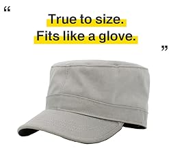 KBETHOS KBK-1464 LGY L Cadet Army Cap Basic
