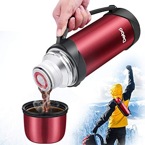 Debo Coffee Thermos 18/8 Stainless Steel Vacuum Insulated Thermos for Hot Drinks BpaFree Coffee
