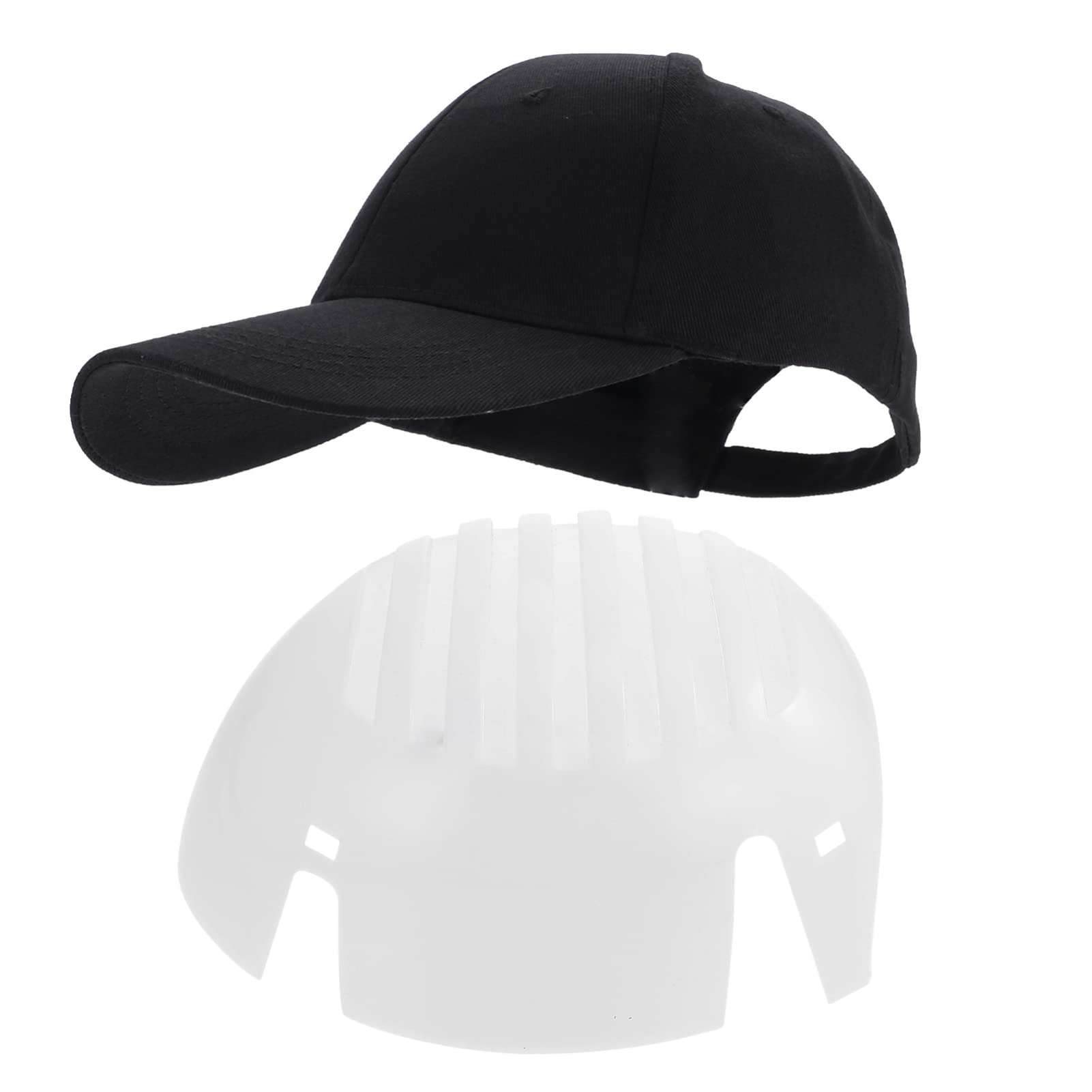 UPKOCH Baseball Cap and Bump Cap Insert Set, White Universal Bump Cap Insert, Baseball Bump Cap Insert, for Comfortable Head Protection