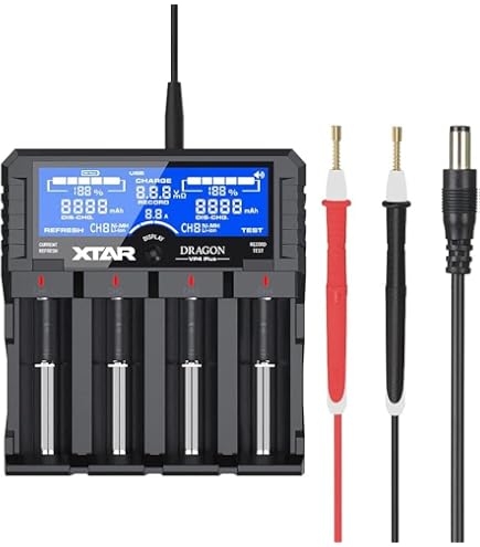 AccuPower IQ Series High End Charger For 18650 With Display, Discharge