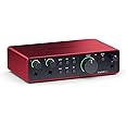 Focusrite Scarlett 2i2 4th Gen USB Audio Interface for Recording, Songwriting, Streaming and Podcasting — High-Fidelity, Stud