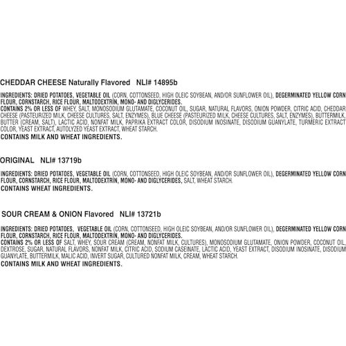PRINGLES POTATO CRISPS CHIPS, LUNCH SNACKS, ON-THE-GO SNACKS, GRAB N’ GO, VARIETY PACK, 13.7OZ TRAY (10 CANS)