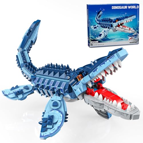 TYCOLE Mosasaurus Dinosaurios Juguetes 805 Piezas, Dinosaurio Juego de Construcción, Regalo para Niños y Niñas 7+, Halloween, Navidad y Cumpleaños
